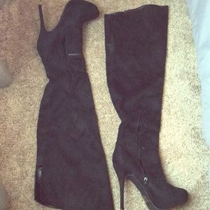 Thigh high boots